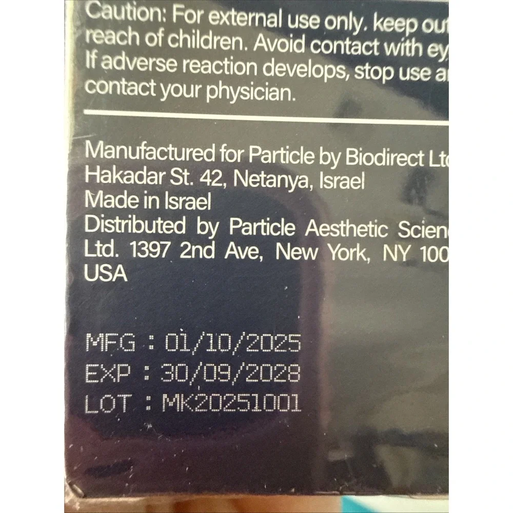 Particle Face Cream for Men Sealed